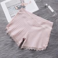 孕妇安全裤防走光纯棉夏季薄款低腰打底裤四角平角短裤怀孕期大码 1条藕粉 M码建议90斤-105斤