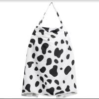 哺乳巾外出喂奶授乳披肩春夏秋哺乳衣遮挡吊带遮羞布防走光 花边棉布奶牛