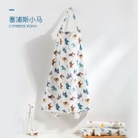 哺乳巾外出喂奶神器遮羞布遮挡衣多功能罩衣辣妈款防走光披肩斗篷 塞浦斯小马[单层无网纱]