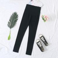 孕妇装秋冬装套装韩版宽松加绒连帽孕妇卫衣冬季怀孕上衣两件套装 黑色托腹裤 S