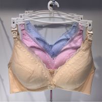 哺乳内衣孕妇文胸怀孕期胸罩聚拢防下垂性感母乳喂奶吃奶 TW1707玉色(1件) 75B