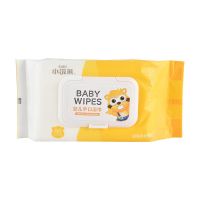 [授权]湿巾婴儿湿巾带盖湿巾宝宝儿童手口湿巾大包 1包*80抽