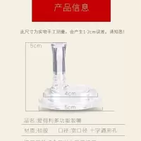 宽口径水杯吸嘴婴儿多用途全硅胶软嘴宽口径奶瓶通用型奶嘴 单个吸嘴