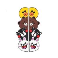 卡通车门防撞贴汽车门边防撞条防刮擦车门边防蹭可爱后视镜防刮条 【四连体】 2条装