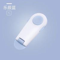 儿童防拉抽屉扣防宝宝锁扣家用饮水机安全锁防烫推拉橱门防开 直角锁-飞船蓝2只装