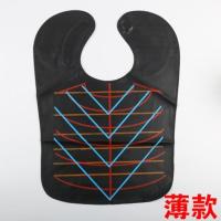 发廊专用美发用品工具烫染理发店披肩焗油染发围布防水加厚 黑色(薄款)