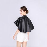 美发披肩烫染发廊专用理发店专业焗油染发披肩家用剪发防水小围布 黑色