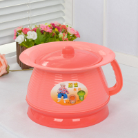 痰盂塑料加厚儿童家用便盆尿壶坐便器便盂男宝女宝马桶婴儿便盆 4801粉色