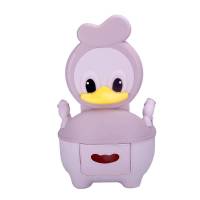 坐便器儿童马桶加大抽屉式小孩便盆婴幼儿尿盆男女宝宝座便马桶 小鸭子卡其色 单独坐便器(无其他)