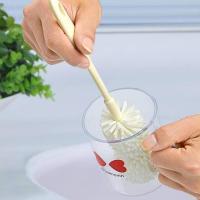 奶瓶刷水杯刷子家用厨房海绵杯刷长柄刷子刷壶的刷子长柄刷子软毛 [短柄杯刷]