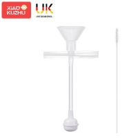 通用可么多么奶嘴奶原装瓶配件手柄吸管鸭嘴1滴3滴吸管宽口通用 适配7cm可么多么 吸管 带重力球