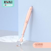 婴儿勺子宝宝硅胶软勺新生儿的喂水学吃饭训练儿童辅食碗勺 妃桃粉[单个装]