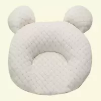 婴儿枕头防偏头纠正偏头纯棉枕头宝宝新生儿婴儿定型枕透气四季 爱心熊乳胶定型枕