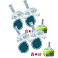 适配NUK奶瓶吸管配件宽口吸头替换十字防呛通用吸嘴玻璃PPSU 适配水杯头1个装
