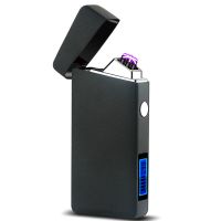 打火机新款六弧USB充电电弧点烟器网红黑科技打火机 磨砂黑