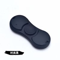 指尖陀螺发光打火机充电创意个性防风usb电子点烟器男士送男友潮 A009不带灯款黑色