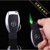 创意防风打火机仿真车钥匙1:1个性跑车钥匙打火机男士花样点烟器 奔驰[充气款]