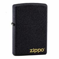 zippp打火机原装黑冰蓝冰防风火机五面精雕送煤油男士礼物 黑金标志 单机不含煤油带包装