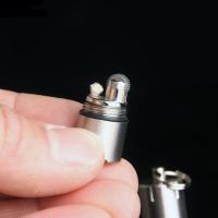 海豚迷你打火机个性钥匙扣打火机超小挂饰煤油DOLPHIN打火机 单品银色无赠品