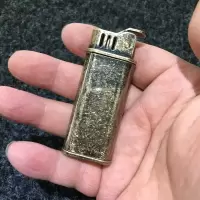 纯铜老式打火机 一键点火防风煤油打火机 按压式打火机 做旧青铜色