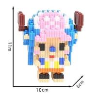 小颗粒积木卡通益智拼装玩具手工DIY男女孩礼物厂家批发 1204新乔巴中号