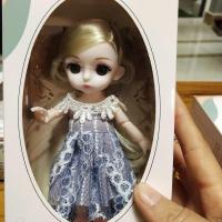 芭比娃娃公主洋娃娃儿童玩具女孩子抱睡娃娃生日礼物套装 随机款娃娃一个礼盒装