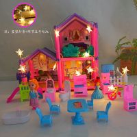 公主城堡女孩过家家玩具别墅仿真芭比娃娃套装儿童生日礼物家具 邮购箱新款式二
