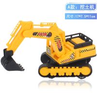儿童工程车模型玩具车套装挖土挖掘机水泥搅拌车吊车男孩 A款:挖土机