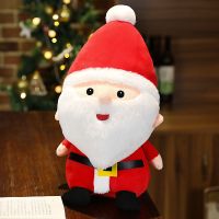 创意圣诞老人麋鹿公仔毛绒玩具小号玩偶布娃娃可爱圣诞节礼物女生 圣诞老人 23厘米
