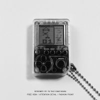 ins恶搞潮人嘻哈游戏机项链男女街头时尚个性蹦迪项链生日礼物链 俄罗斯方块项链黑色款1个