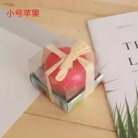 圣诞平安夜仿真苹果蜡烛送闺蜜女友男友生日礼物女生木质创意礼盒 仿真彩盒小苹果