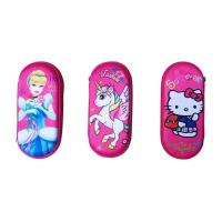 小学生笔袋儿童文具盒卡通动漫笔盒男女大容量铅笔盒学习用品 福利女款(随机)