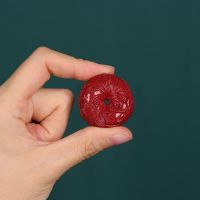 高含量朱砂平安扣点缀挂件diy手链项链辟邪挂坠饰品配件护身 70元