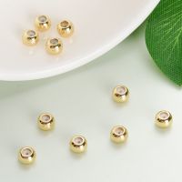 古法沙金朱砂隔珠片DIY万能手镯手链项链配件配饰吊坠老金景泰蓝 定位珠4毫米10颗(圆珠)