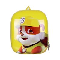 幼儿园小学卡通小汽车汪汪队单肩包男女童蛋壳书包硬壳双肩背包 汪汪队黄色 关注店铺送礼物