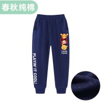 童装男童裤子春秋款2021新款儿童运动裤加绒外穿秋冬装洋气 款式4 纯棉-春秋款 100