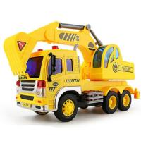 大号儿童玩具车回力惯性小汽车男女孩宝宝玩具礼物吉普四驱越野车 挖掘车