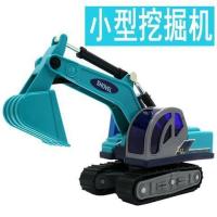 超大号大型工程车履带滑行长臂挖掘机模型翻斗挖土车男孩儿童玩具 长臂挖掘机(小号绿)22.5厘米