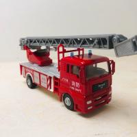 合金车模1:72合金消防车 云梯车 合金玩具 1:72云梯车