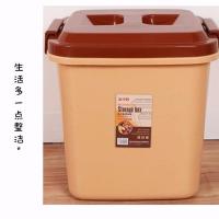 大米桶30斤米桶40大米储存箱10kg‍带‍扣‍密‍‍封‍家居米桶 小号20斤送杯勺 卡其