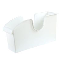 全新家用收纳箱带轮锅盖架厨房杂物整理箱加宽多功能调味盒大锅架 白色带轮收纳箱