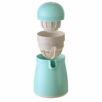 我的前半生手动榨汁机不锈钢家用迷你压汁机橙子西瓜柠檬石榴压榨 企鹅杯绿色升级两用款