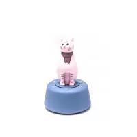 新款懒猫倒时器计时器学生学习时间管理器厨房定时器机械提醒器 懒猫-宝蓝色