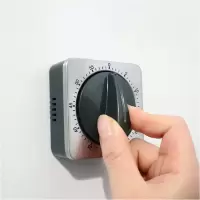 机械式定时器倒计时器提醒器闹钟带磁铁可吸大声音量高分贝厨房用 机械(响3-6秒)