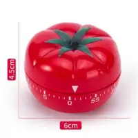 计时器番茄钟学生定时器机械式提醒器厨房计时器旋转时间管理器.. 番茄计时器精致款