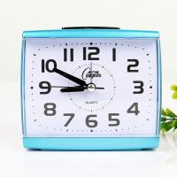 闹钟大字体静音床头钟老人大字体钟表闹钟夜灯贪睡卧室台钟 蓝色[康巴丝2335]