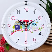静音挂钟客厅个性钟表现代简约钟时尚石英钟圆形时钟创意挂表 21cm白鹰DB 14英寸(直径35.5厘米)
