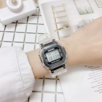 ins潮流ulzzang手表男女学生韩版简约时尚电子表防水闹钟计时运动 女款经典方形(送礼包)