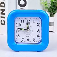 独角兽笔筒闹钟学生可爱卡通创意企鹅小闹钟床头个性时尚小表儿童 911蓝