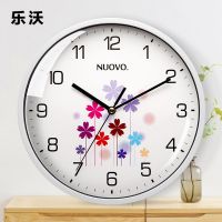 静音夜光挂钟客厅创意家用时钟墙上免打孔挂表简约儿童卡通石英钟 20厘米8英寸01